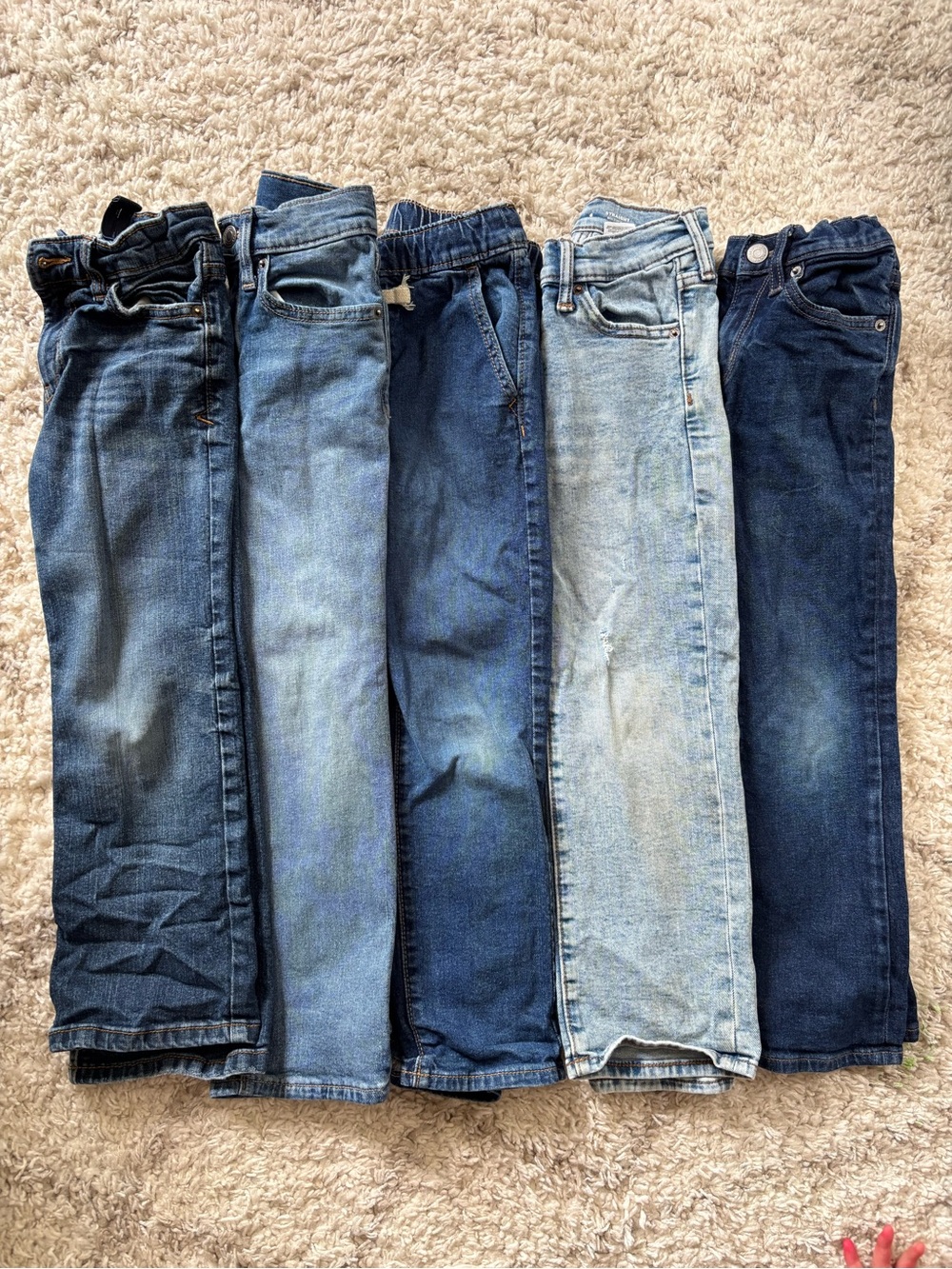 Boy’s Blue Denim Jeans - Multiple Washes